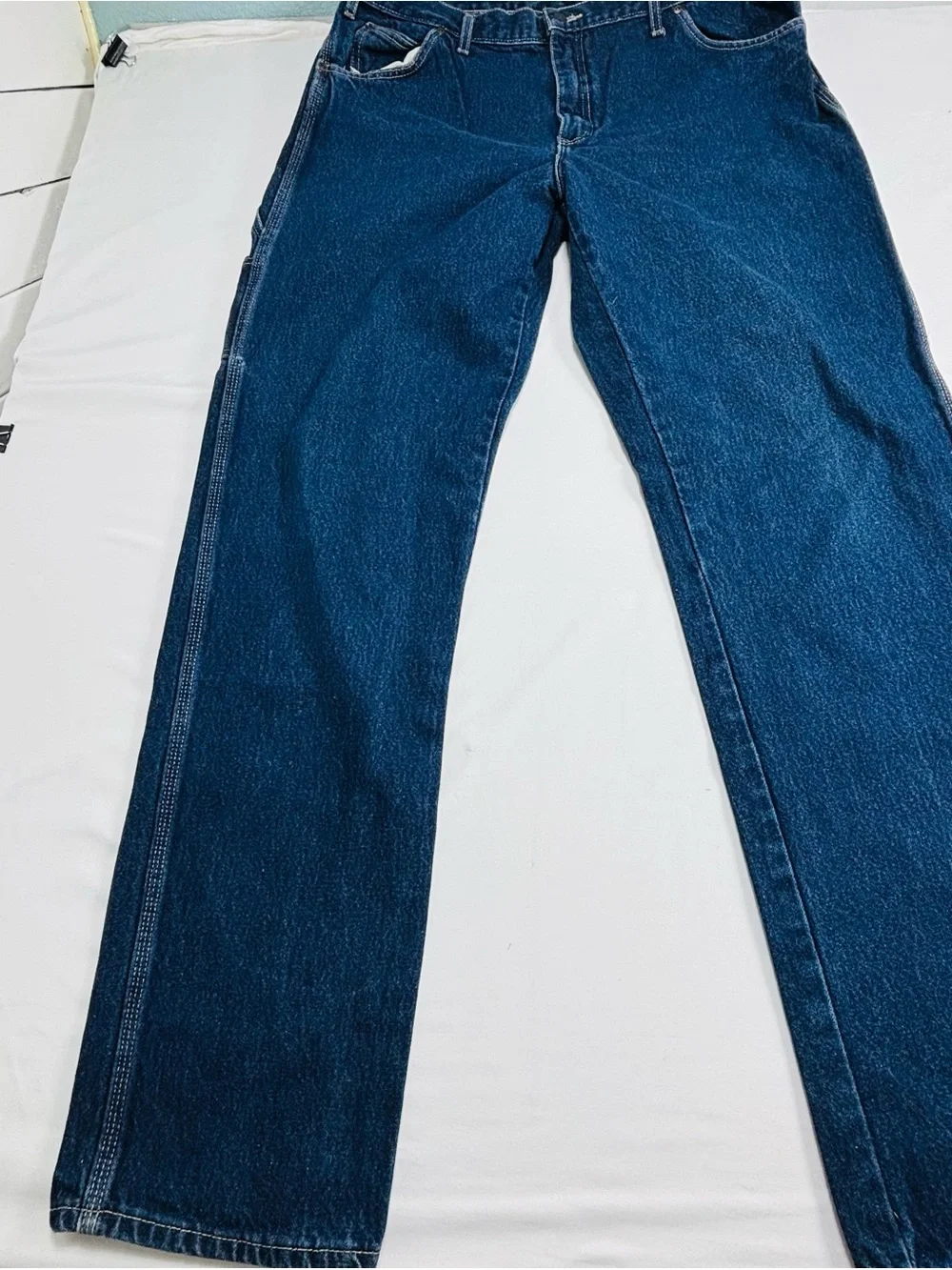 Dickies Men’s Blue Straight-Leg Carpenter Jeans M505